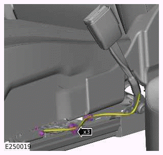 Front Row Seatbelt Buckle - Vehicles With: Power Seats